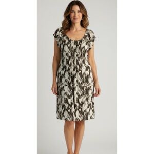 Michael Kors Tie Dye Short Sleeve Off the Shoulder Dress Size Medium